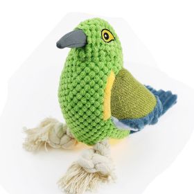 Pet Squeaky Toy Dog Toys, Bite Resistant Plush Parrot Shaped Dog Rope Toys, Chew Toy with Sound Pet Squeaky Toy Dog Toys, Bite Resistant Plush Parrot Shaped Dog Rope Toys, Chew Toy with Sound