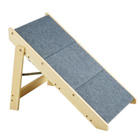 2-in-1 Foldable Wooden Dog Stairs And Ramp