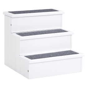 3 Step Wooden Non Slip Pet Stairs