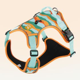 Camo Reflective Control Harness (Option: Orange-S)