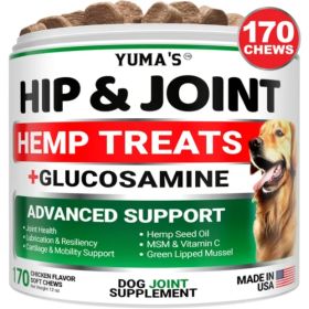 Yuma's Hemp Glucosamine Hip & Joint Supplement (Option: 1 Piece)
