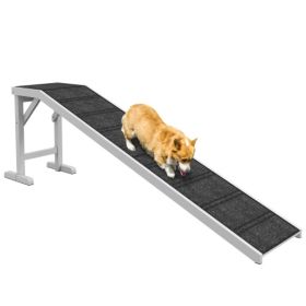 Anti‑Slip Dog Ramp (Option: Wooden ramps)