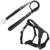 Geo‑prene 2‑in‑1 Shock‑Absorbing Reflective Dog Harness & Leash Set
