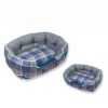 Touchdog 'Archi-Checked' Plaid Dog Bed