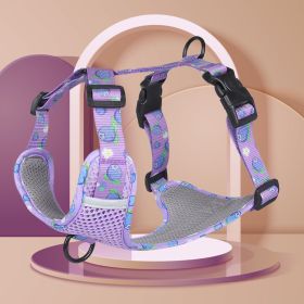 Fruit Dog Harness (colour: purple, Specification (L * W): M)