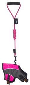 Touchdog Reflective-Max 2-in-1 Premium Performance Harness and Leash Set (Size: medium)