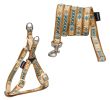 Touchdog 'Caliber' Embroidered Leash And Harness Set