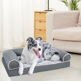 Cozy Bolster Dog Bed (Size: XL)