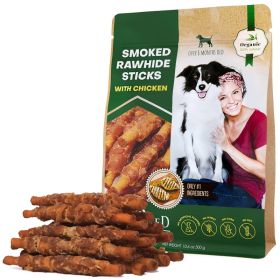 Beloved Chicken-Wrapped Rawhide Sticks (Option: 1 Pack)